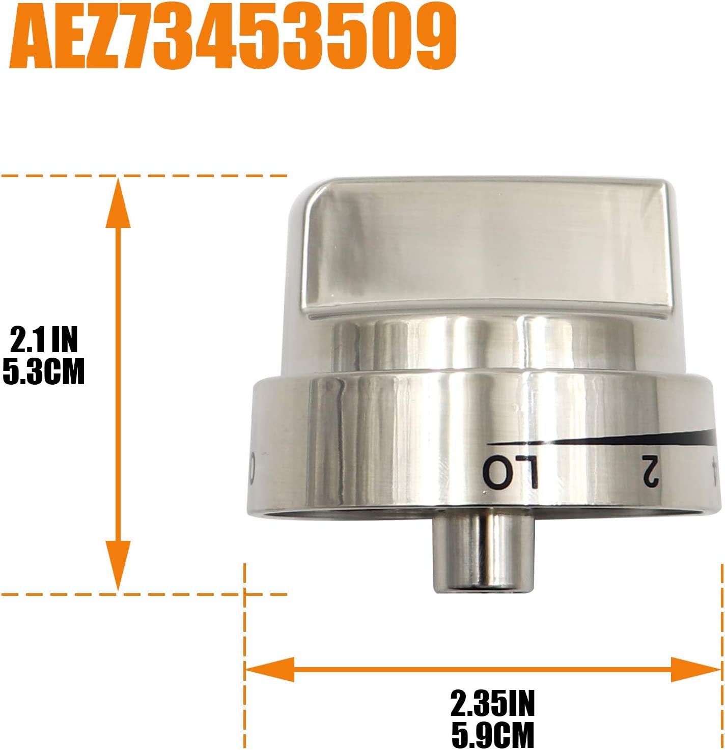 New Oven and Stove Knob Assembly Compatible with Accessory AEZ72909008