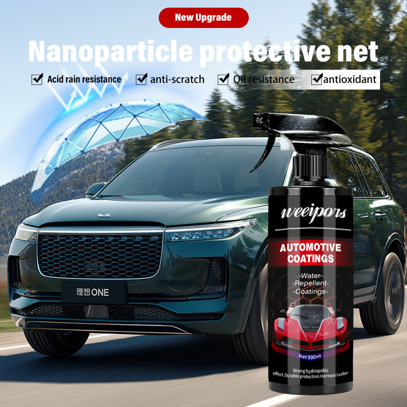 Quick Coat Car Wax Spray, Hydrophobic Coating for Car Paint & Glass